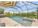Sparkling pool with spa and lush greenery, perfect for outdoor enjoyment and relaxation at 4524 Baltry Ct, Bradenton, FL 34211