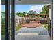 A backyard featuring a deck, pergola, hot tub, and hammock at 4920 69Th N St, St Petersburg, FL 33709