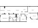 Detailed floor plan showcasing the layout of the home including bedrooms, kitchen, and living spaces at 5609 Spanish Point Ct, Palmetto, FL 34221