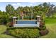 The Aviary at Rutland Ranch community sign surrounded by greenery at 5958 164Th E Ave, Parrish, FL 34219