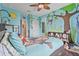 bedroom featuring themed wall art, and a ceiling fan at 6306 Anise Dr, Sarasota, FL 34238