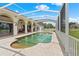 In-ground pool with a screened enclosure, providing a private and enjoyable outdoor living space at 7025 Saddle Creek Cir, Sarasota, FL 34241