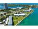 Condominiums featuring waterfront views, dock access, swimming pool and mature landscaping at 767 John Ringling Blvd # 25, Sarasota, FL 34236