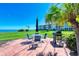 The property has plenty of grass and a grilling area for residents at 767 John Ringling Blvd # 25, Sarasota, FL 34236