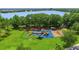 Community playground with colorful play equipment and a lake in the background at 8906 Stone Harbour Loop, Bradenton, FL 34212