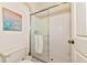 Well-lit bathroom with a glass enclosed shower and ample space at 1316 Perico Point Cir, Bradenton, FL 34209