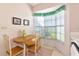Cozy breakfast nook with bay window is the perfect place to start your day at 1316 Perico Point Cir, Bradenton, FL 34209