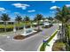 Well-maintained community entrance with signage, landscaping, and paved entryways at 17333 Savory Mist Cir, Bradenton, FL 34211