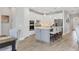 Stylish kitchen with a center island, stainless steel appliances, and pendant lighting at 17910 Waterville Pl, Lakewood Ranch, FL 34202