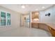 Home office featuring built-in desk and cabinet at 3734 Ballantrae Dr # 19D, Sarasota, FL 34238