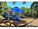 Playground play structure with slides and activity center at 3734 Ballantrae Dr # 19D, Sarasota, FL 34238