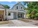Charming blue two-story home with a welcoming front porch and a convenient carport at 412 E Amelia Ave, Tampa, FL 33602