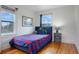 Inviting bedroom with a large bed, featuring a cool blue and red shark-themed blanket at 480 28Th N Ave, St Petersburg, FL 33704