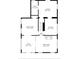 Detailed floor plan showcasing layout of the foyer, living room, dining room, kitchen, bathroom and laundry at 480 28Th N Ave, St Petersburg, FL 33704