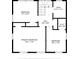 Detailed floor plan showcasing layout of bedrooms, walk in closet, bathroom and hall on the second floor at 480 28Th N Ave, St Petersburg, FL 33704