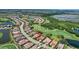 Aerial view of home, golf course and lakes at 4931 Benito Ct, Bradenton, FL 34211