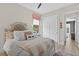 Comfortable bedroom features a cozy bed, closet, and a tranquil atmosphere at 4931 Benito Ct, Bradenton, FL 34211