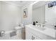 Stylish bathroom featuring modern fixtures, a sleek vanity, and clean, neutral tones at 5328 Brookgrove Dr, Sarasota, FL 34238