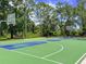 Outdoor basketball court perfect for recreational games, fitness, and community activities at 5500 Longwood Run Blvd # 203, Sarasota, FL 34243