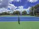 Outdoor tennis courts with new netting, providing a great space for matches and recreation at 5500 Longwood Run Blvd # 203, Sarasota, FL 34243