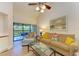 Comfortable living room with natural light and a relaxing view at 5728 Ashton Lake Dr # 12, Sarasota, FL 34231