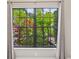 View from window showing flourishing landscaping, sunlight, and greenery at 6107 Misty Oaks St, Sarasota, FL 34243