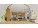 Bright kitchen featuring stainless steel appliances, granite countertops, and wooden cabinets at 74 Windsor Dr, Englewood, FL 34223