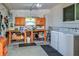 Spacious garage features lots of storage and washer and dryer at 830 Trento Dr, Venice, FL 34285