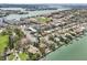 Residential neighborhood on the water, featuring greenery and convenient street access at 9300 Gulf Blvd, St Pete Beach, FL 33706