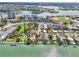 Waterfront neighborhood, featuring a waterway, green spaces, and various dwellings at 9300 Gulf Blvd, St Pete Beach, FL 33706