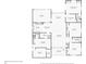 This is a floor plan of the house including the room dimensions and layout of the house at 9300 Gulf Blvd, St Pete Beach, FL 33706