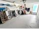 Spacious garage with room for storage, boat, and bicycle at 967 Waterside Ln # 1, Bradenton, FL 34209