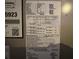 Close up view of the HVAC label, displaying model number and date of manufacture at 2230 50Th N Ave, St Petersburg, FL 33714