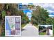 The Legacy Trail map showcasing the trail layout along with an image of cyclist and converted tracks at 3276 Westford Ln, #117,, Sarasota, FL 34231