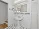 Bathroom featuring a pedestal sink at 3737 Bayou Louise Ln, Sarasota, FL 34242