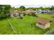 Large grassy backyard with a detached shed at 5213 20Th Street E Ct, Bradenton, FL 34203