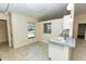 Kitchen sink area featuring a view of the back yard at 5213 20Th Street E Ct, Bradenton, FL 34203