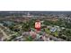 This aerial showcases a well-planned community with scenic ponds and green spaces at 5410 Matthew Ct, Sarasota, FL 34231