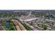 Aerial view showcases proximity to shopping, dining, and major thoroughfares at 5410 Matthew Ct, Sarasota, FL 34231