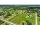 Aerial view of a large, green property with mature trees and a clearly marked perimeter at 6875 Myakka Valley Trl, Sarasota, FL 34241