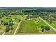 Aerial view of a large green property with mature trees and a clearly marked perimeter at 6875 Myakka Valley Trl, Sarasota, FL 34241