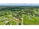 Scenic aerial view of houses, barns, and lush greenery showcasing the expansive community at 6875 Myakka Valley Trl, Sarasota, FL 34241
