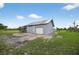 Rustic barn with a sliding door and a lean-to, perfect for storage and animals in a rural setting at 6875 Myakka Valley Trl, Sarasota, FL 34241