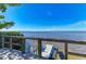 A wooden dock features access to the water and lovely views at 7820 34Th W Ave # 102, Bradenton, FL 34209
