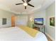 Bright, airy bedroom with ceiling fan and a calming coastal decor at 7820 34Th W Ave # 102, Bradenton, FL 34209