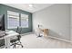 Modern home office space with natural light and functional desk setup at 9040 Tequila Sunrise Dr, Sarasota, FL 34241
