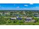 Aerial image showcasing canal-front homes in a well-maintained community at 1167 Boundary Blvd, Rotonda West, FL 33947