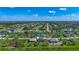 Aerial view showcasing canal-front homes in a beautifully landscaped community at 1167 Boundary Blvd, Rotonda West, FL 33947