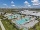 Aerial view of the community's several resort-style pools at 15344 Serene Shores Loop, Bradenton, FL 34211