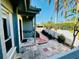 Exterior patio area with pavers, greenery, and a privacy fence providing seclusion at 2607 29Th W Ave, Bradenton, FL 34205